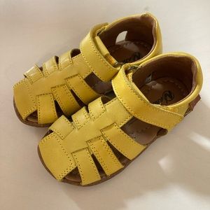 Naturino Semi-closed Leather Sandals size EU 24/ US 7.5